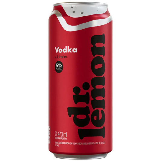 Vodka Dr Lemon Lata 473 ml