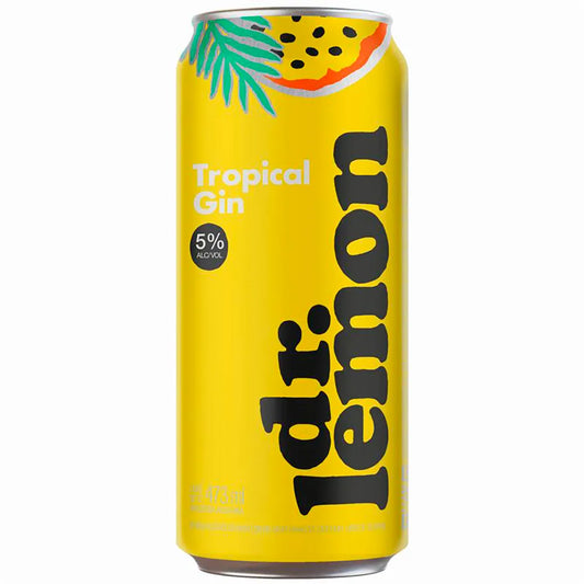 Dr Lemon Tropical Gin Lata 473 ml