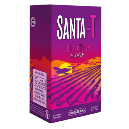 Vino Tinto Santa Teresa Suave 1 L