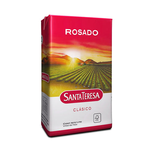 Vino Tetra Clásico Santa Teresa Rosado 1 L